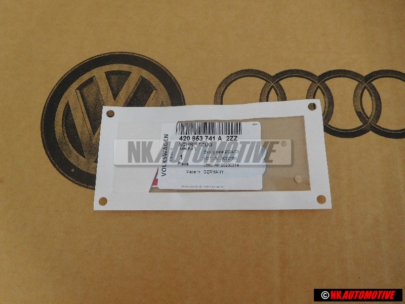 Audi Original R8 Trasero Rotulo Insignia Emblema Cromo - 420853741A 2ZZ