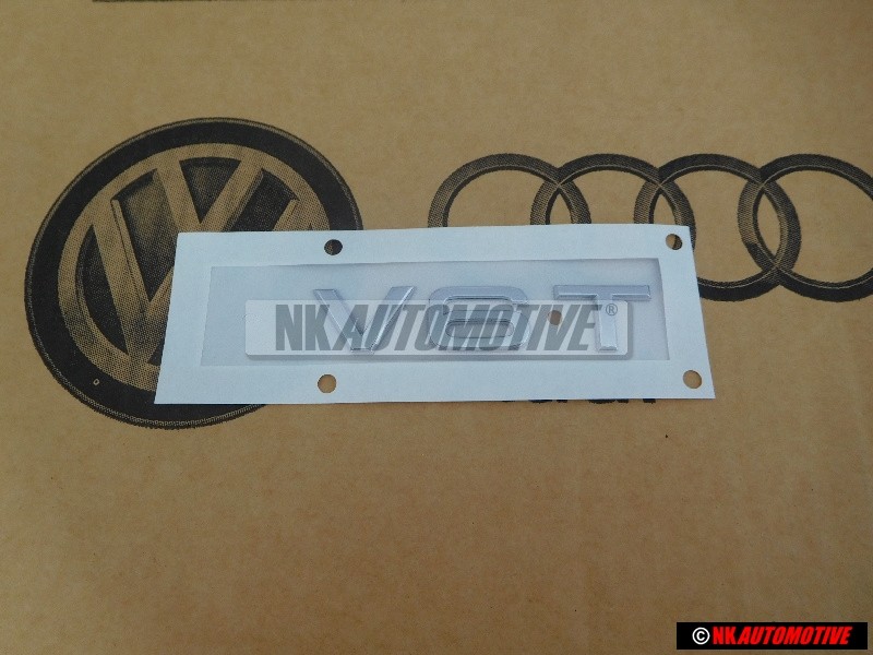 Audi Original V6T Trasero Rotulo Insignia Emblema Cromo - 8K0853601