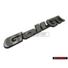 VW Original Rotulo Negro Satinado/Cromado Espec - 191853687N GX2