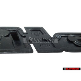 VW Original Rotulo Negro Satinado/Cromado Espec - 191853687N GX2