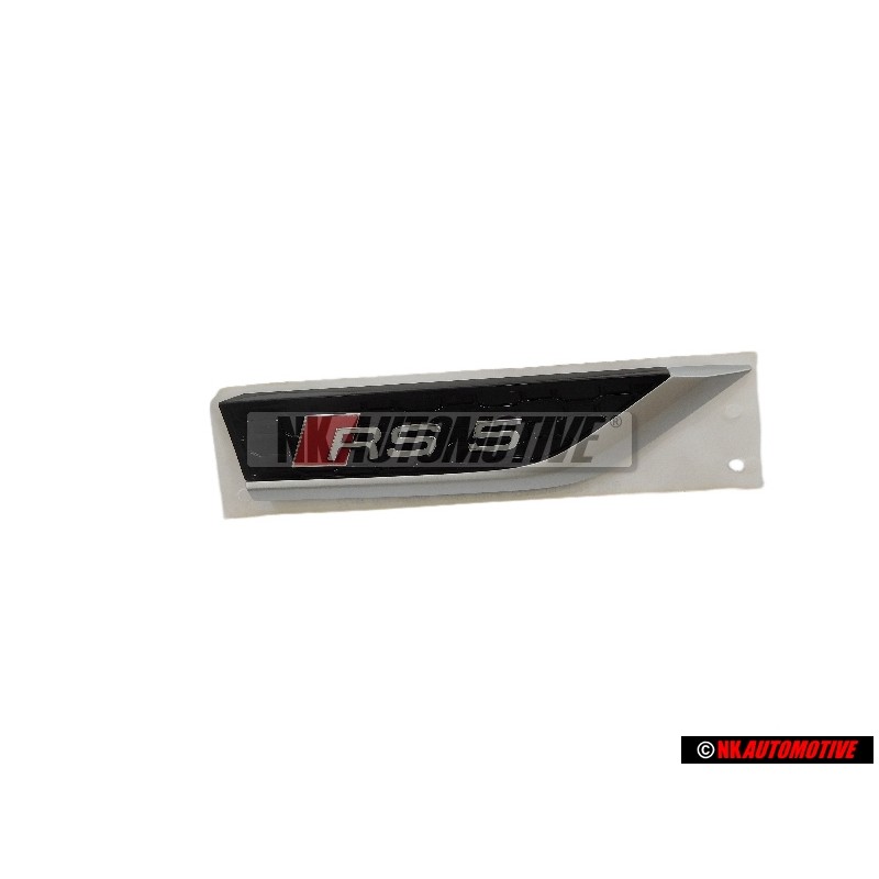 Audi Original RS5 Lado Rotulo Insignia Emblema Negro Rojo - 8W6853602D PUZ