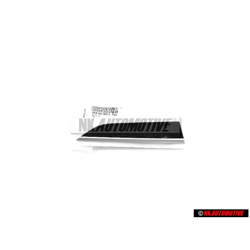 Audi Original Embellecedor CromoNegro Brillante - 8W6853604D PUZ