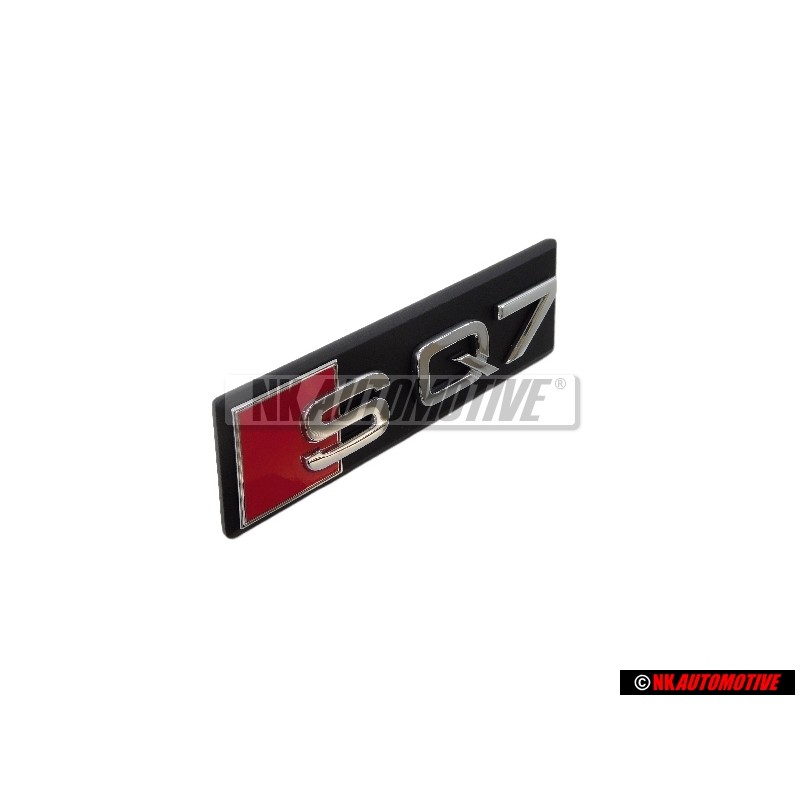 Audi Original SQ7 Frente Rotulo Insignia Emblema Negro Cromo Rojo - 4M0853748