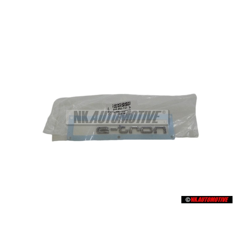 Audi Original E-TRON Trasero Rotulo Insignia Emblema Cromo - 8V4853737 2ZZ