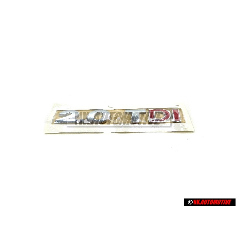VW Original 2.0 TDI Trasero Rotulo Insignia Emblema Cromo Rojo - 5N0853675N GQF