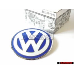 VW Original Frente Simbolo Insignia Emblema Azul Blanco - 1C0853617 39A