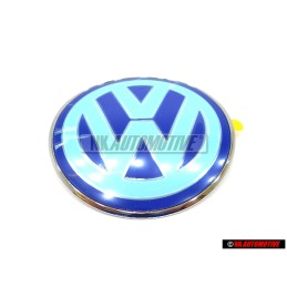 VW Original Frente Simbolo Insignia Emblema Azul Blanco - 1C0853617 39A