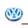 VW Original Frente Simbolo Insignia Emblema Azul Blanco - 1C0853617 39A