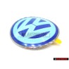 VW Original Frente Simbolo Insignia Emblema Azul Blanco - 1C0853617 39A