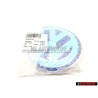 VW Original Frente Simbolo Insignia Emblema Azul Blanco - 1C0853617 39A