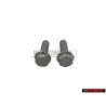 2x VW Original Tornillo Hexagonal Con Collar - N 90708504