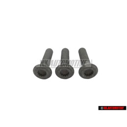 3x VW Original Tornillo Cabeza Esferica - WHT000237A
