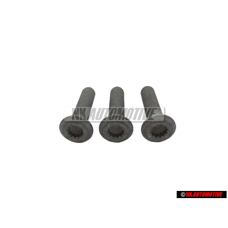 3x VW Original Tornillo Cabeza Esferica - WHT000237A