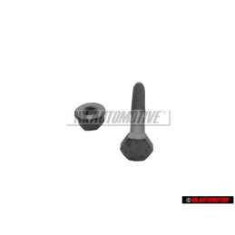 SET Para Golf 4 Kit de tuercas y pernos inferiores del amortiguador trasero