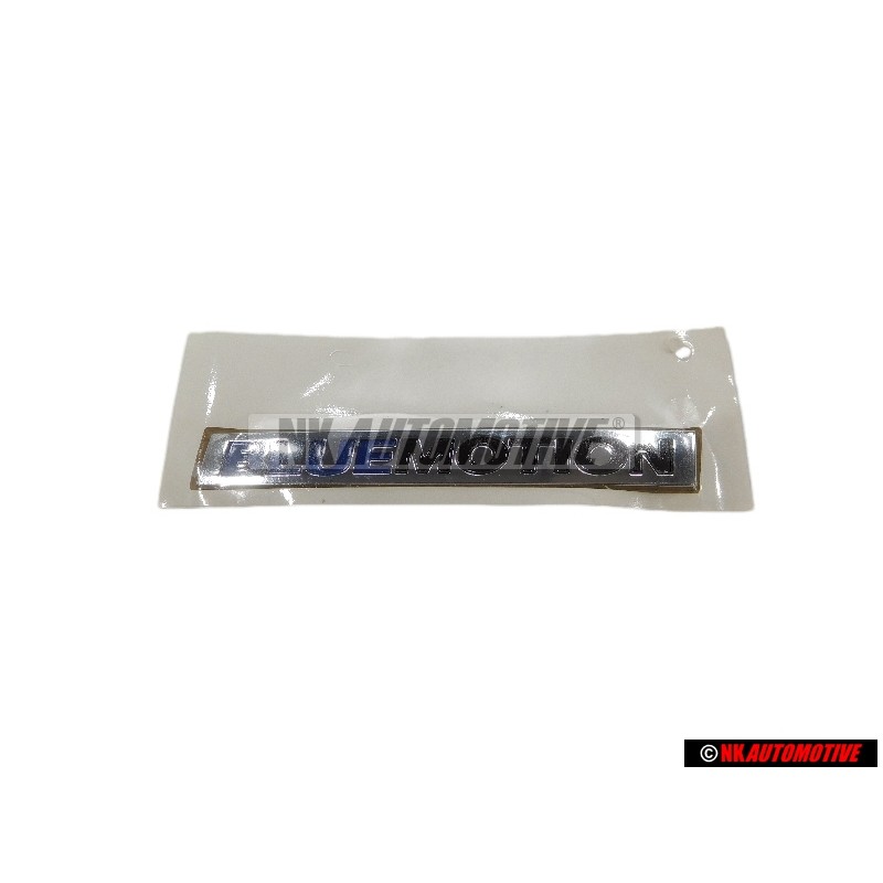 VW Original BLUE MOTION Trasero Rotulo Insignia Emblema Cromo - 5G0853675AAAFM