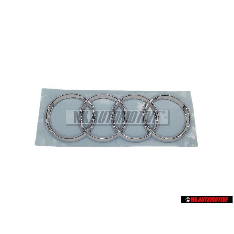 Audi Original Anillos Trasero Simbolo Insignia Emblema Cromo - 8P0853742 2ZZ