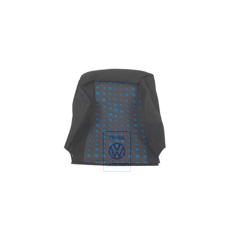 VW Original Tapizado Respaldo (Tejido) Negro/Azul - 1E0881805ALGUV