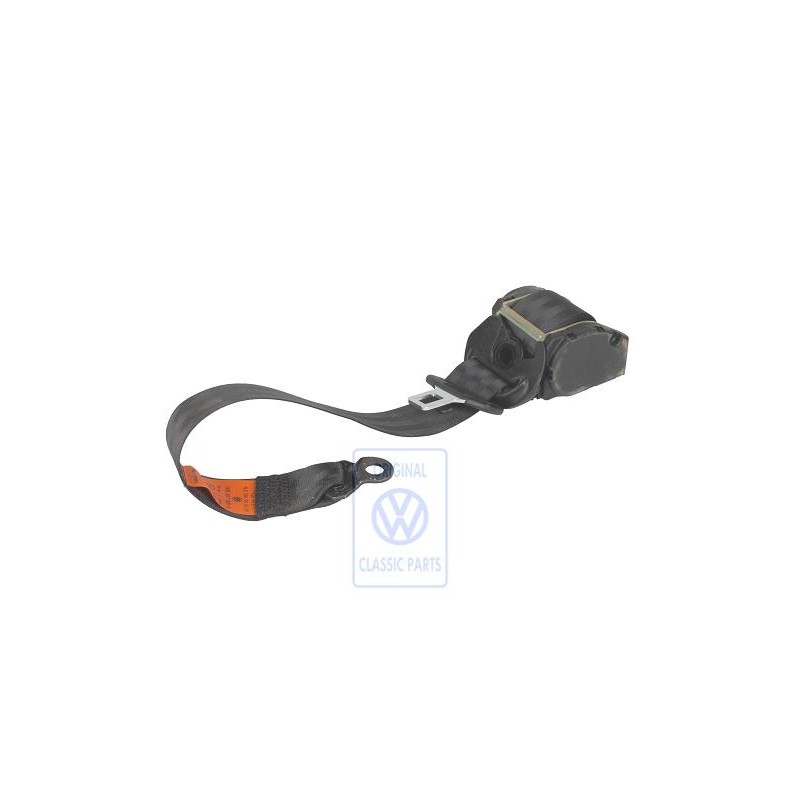 VW Original Cinturon Segur. Tres Puntos Negro Satinado - 1H9857805A B41