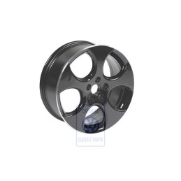 VW Original Llanta De Aluminio Negro-Brillante - 1K0601025BAAX1