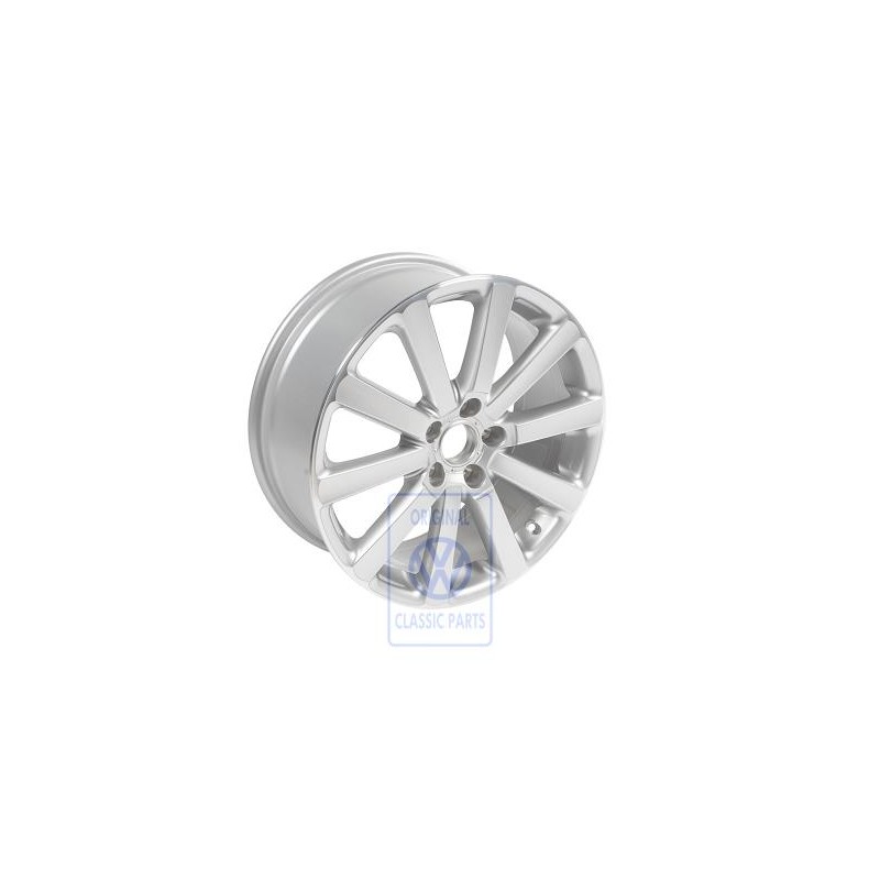 VW Original Llanta De Aluminio Plata Brillante - 1K0601025BL8Z8