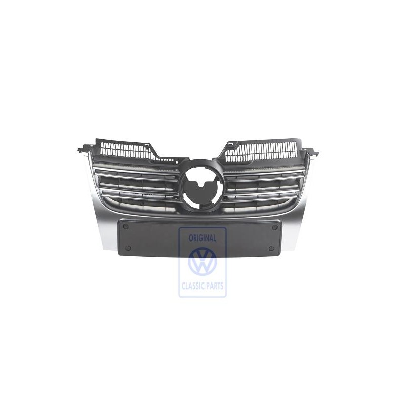 VW Original Calandra Negro Satinado/Cromo Mate Seda - 1K5853651E UBN