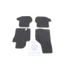 VW Original 1 Juego Alfombrillas Negro/Gris Franela - 1Q1863011C QIK