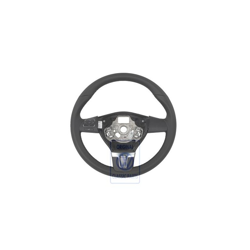 VW Original Volante Multifuncion (Cuero) Negro - 561419091J E74