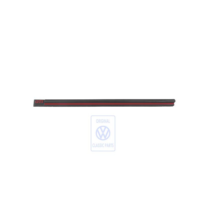 VW Original Moldura Embellec. Parachoques Plata Titanio-Oscuro - 867853981 3ZZ