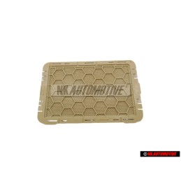 VW Original Recubrimiento Altavoz Beige Crema - 6Q3868150 3PT