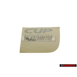 VW Original Rotulo Autoadhesivo Plata - 6Q0853750Q 1W4