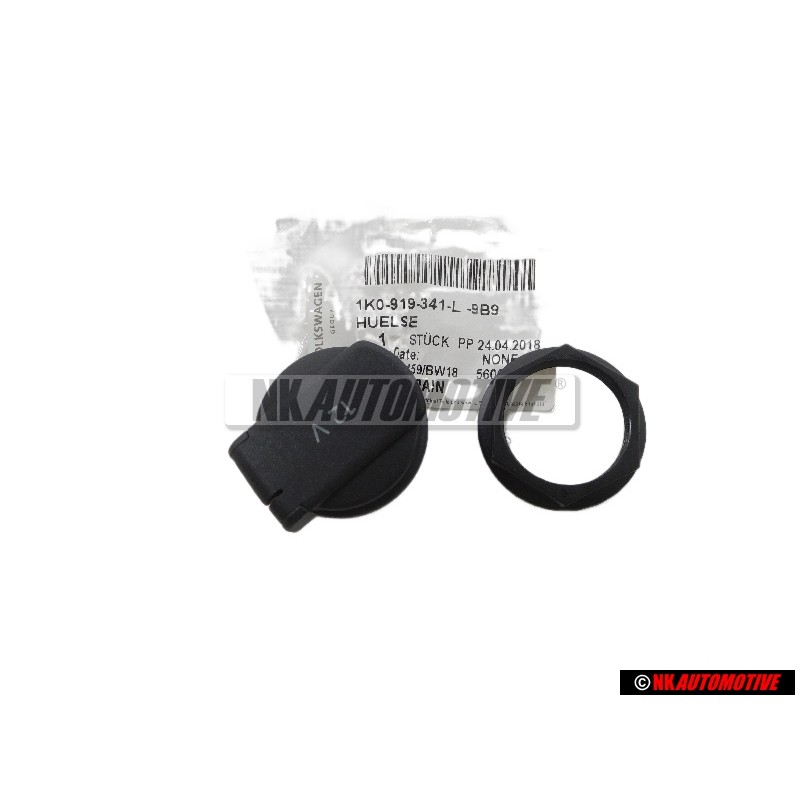 VW Original Manguito Tensor C. Tapa Abatib Negro Satinado - 1K0919341L 9B9