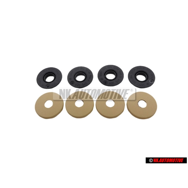 VW Original 1 Juego De Piezas De Fijacion Para Alfombrilla - 3D0898501 7H7
