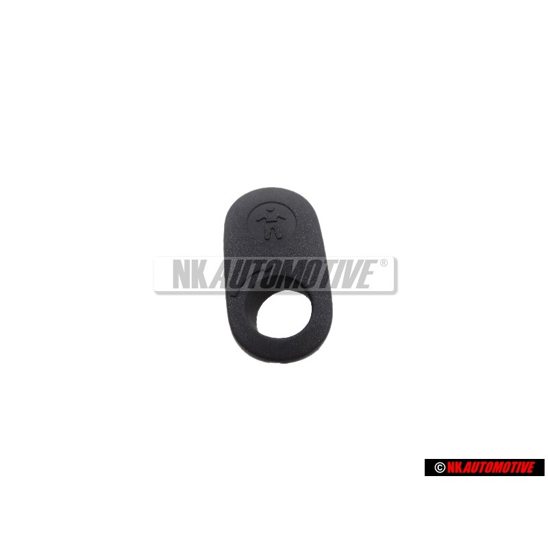 VW Original Embellecedor Negro Satinado - 7H0827129D 9B9