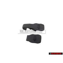 Audi Original gancho negro satinado - 4F9861849A 01C