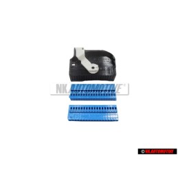 VW Original Caja De Contactos Planos Con Bloqueo De Contacto - 4E0972144
