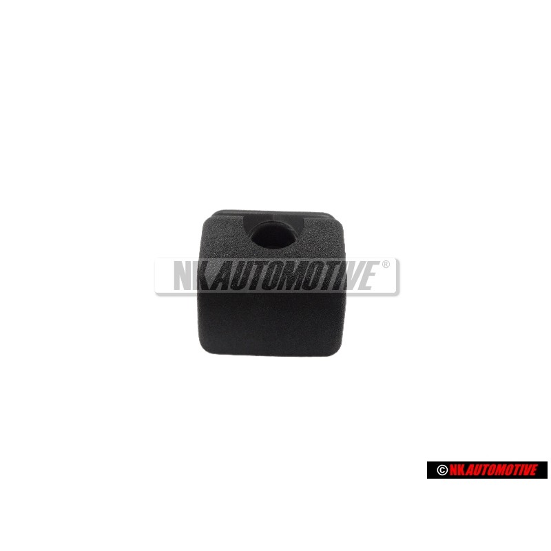 VW Original Soporte De Cinturon Seguridad Negro Satinado - 357857837 01C