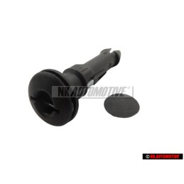VW Original Guia P. Apoyacabezas, Regulable Negro Satinado - 443881920 01C