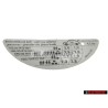 VW Original Adhesivo P. Presion Neumaticos - 6N0010267