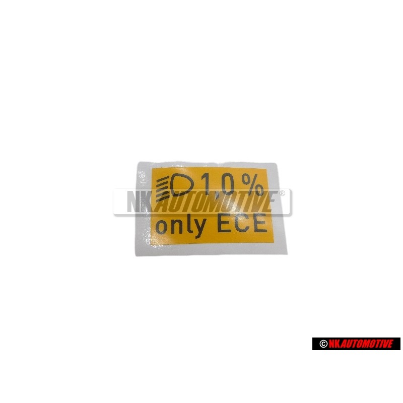 VW Original Rotulo Explicativo - 7L6000547