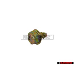 VW Original Tornillo Exag.Con Collar Chapa - N 90101001