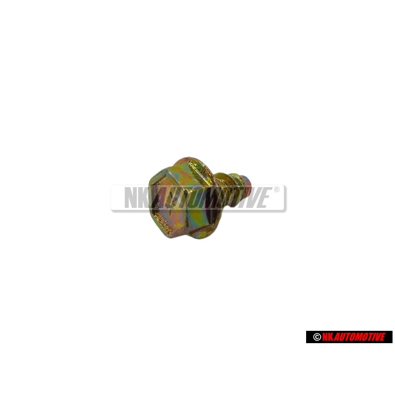 VW Original Tornillo Exag.Con Collar Chapa - N 90101001