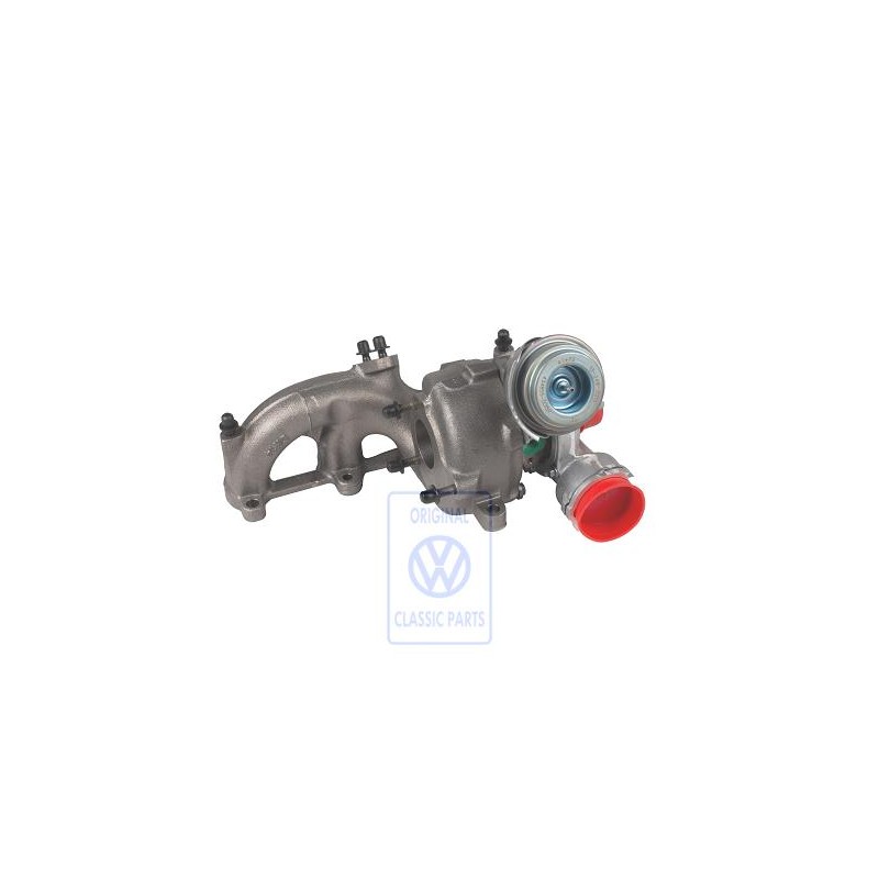VW Original Colector De Escape Con Turbo Compresor De Gases - 038253016HX