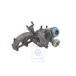 VW Original Colector De Escape Con Turbo Compresor De Gases - 038253019Q