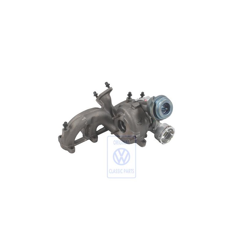 VW Original Colector De Escape Con Turbo Compresor De Gases - 038253019Q