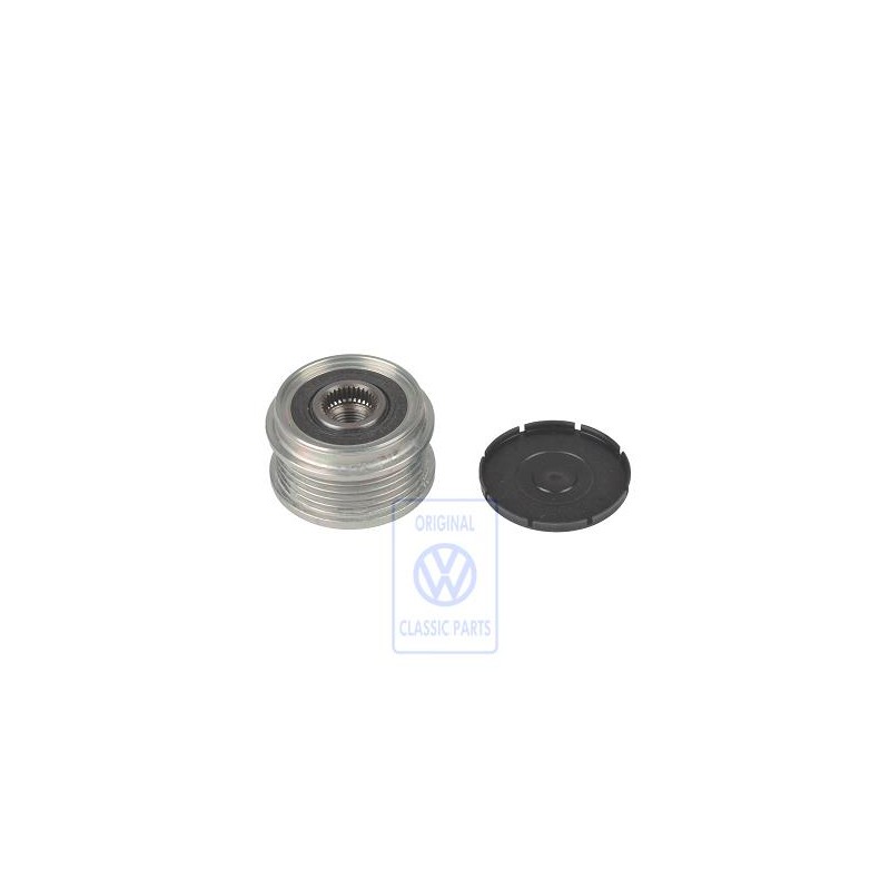 VW Original Polea Nervada Con Pinon Libre Y Caperuza De Proteccion - 038903119P