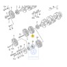 VW Original Polea Para Correa Trapezoidal Con Amortiguador - 068105243G