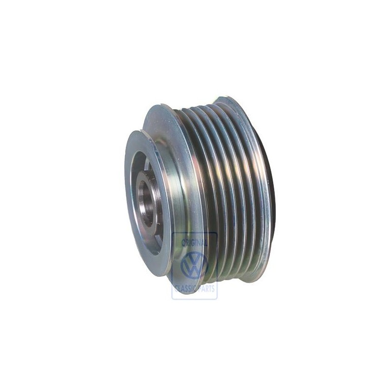 VW Original Polea Nervada Con Pinon Libre Y Caperuza De Proteccion - 074903119E