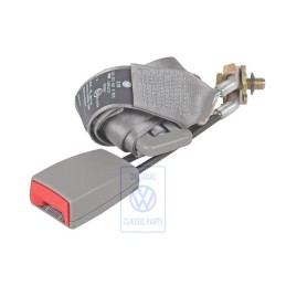 VW Original Cinturon Abdominal Y Cierre Gris Franela - 1C0857487B HCQ