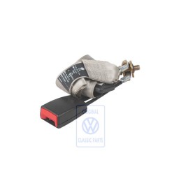 VW Original Cinturon Abdominal Y Cierre Negro Satinado/Beige - 1C0857487B HTJ