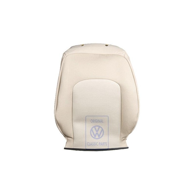 VW Original Tapizado Respaldo Tejido Con Bolsa Beige Crema - 1C0881805H PQN